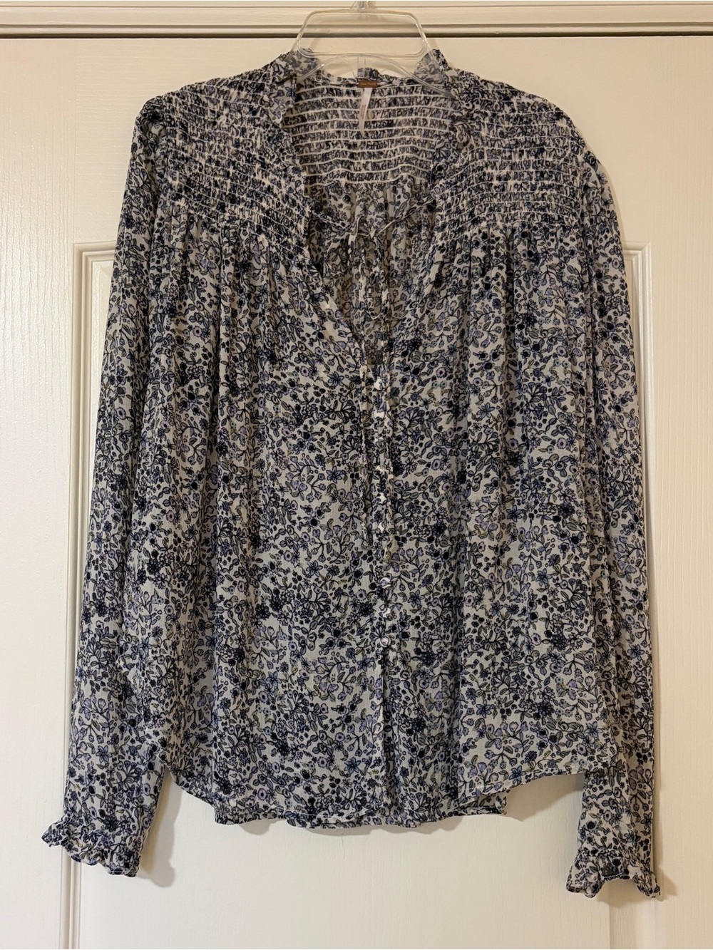 Free People Floral Blouse
